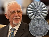 Andrzej Rutyna z medalem „Merito de Wratislavia – Zasłużony dla Wrocławia”