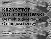 Krzysztofa Wojciechowskiego „O mnogości rzeczy” w łódzkiej Galerii FF